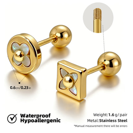 SUPERVALUECHOICE HCSETB00001 Simple Floral Earrings