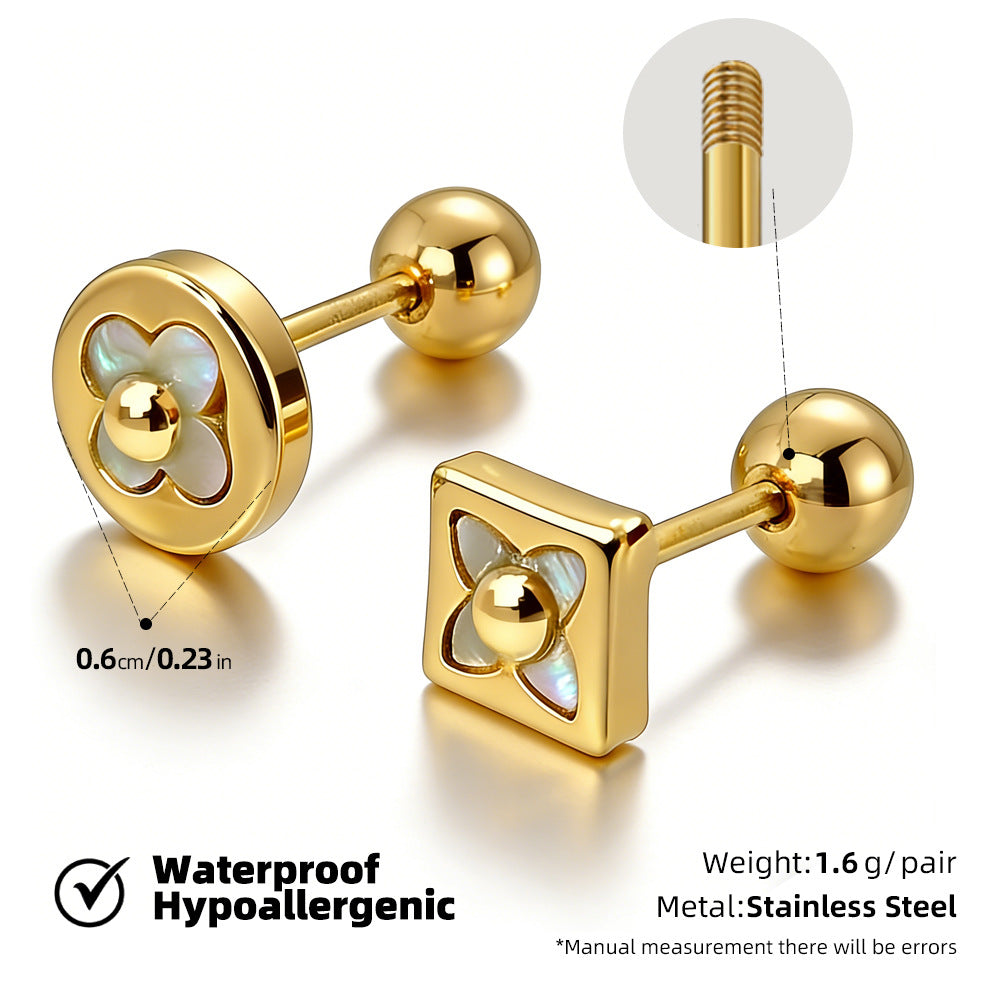 SUPERVALUECHOICE HCSETB00001 Simple Floral Earrings