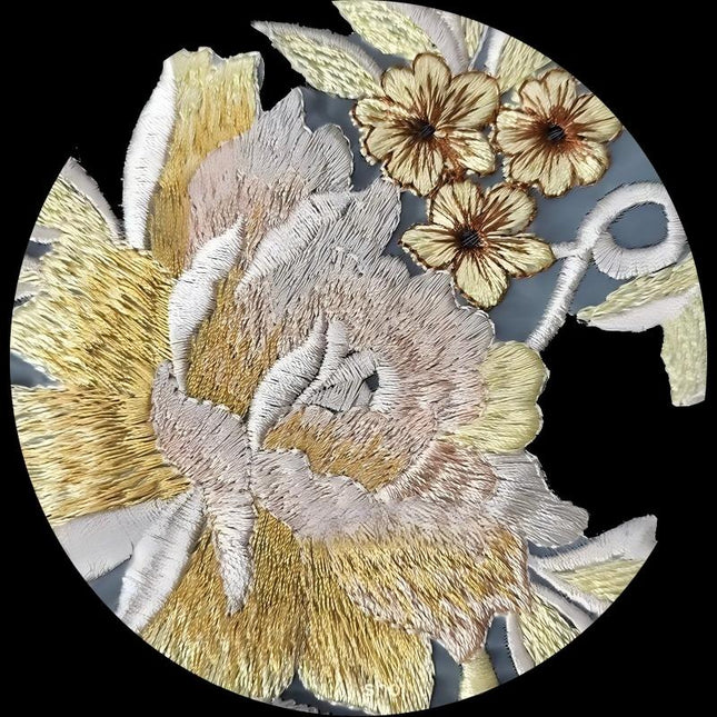 SUPERVALUECHOICE HCSEYB00044  Floral Embroidered Fabric Patches  11'' X 20''