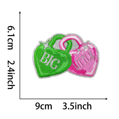 SUPERVALUECHOICE  HCSEYB00002 Letter Bow Embroidered Patch