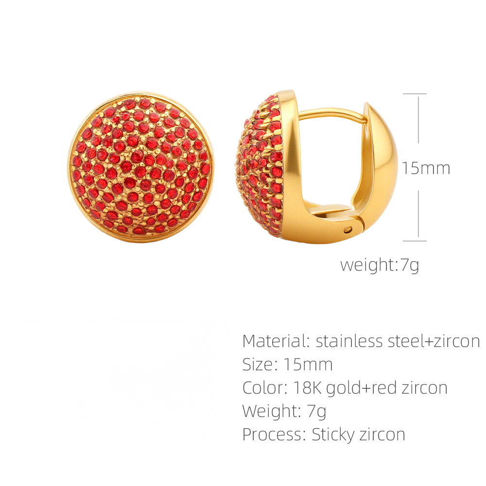 SUPERVALUECHOICE HCSETA00020 Heart-Shaped Diamond Earrings