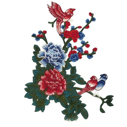 SUPERVALUECHOICE HCSEYB00056 Floral Embroidered Fabric Patches 12.59'' X 16.92''