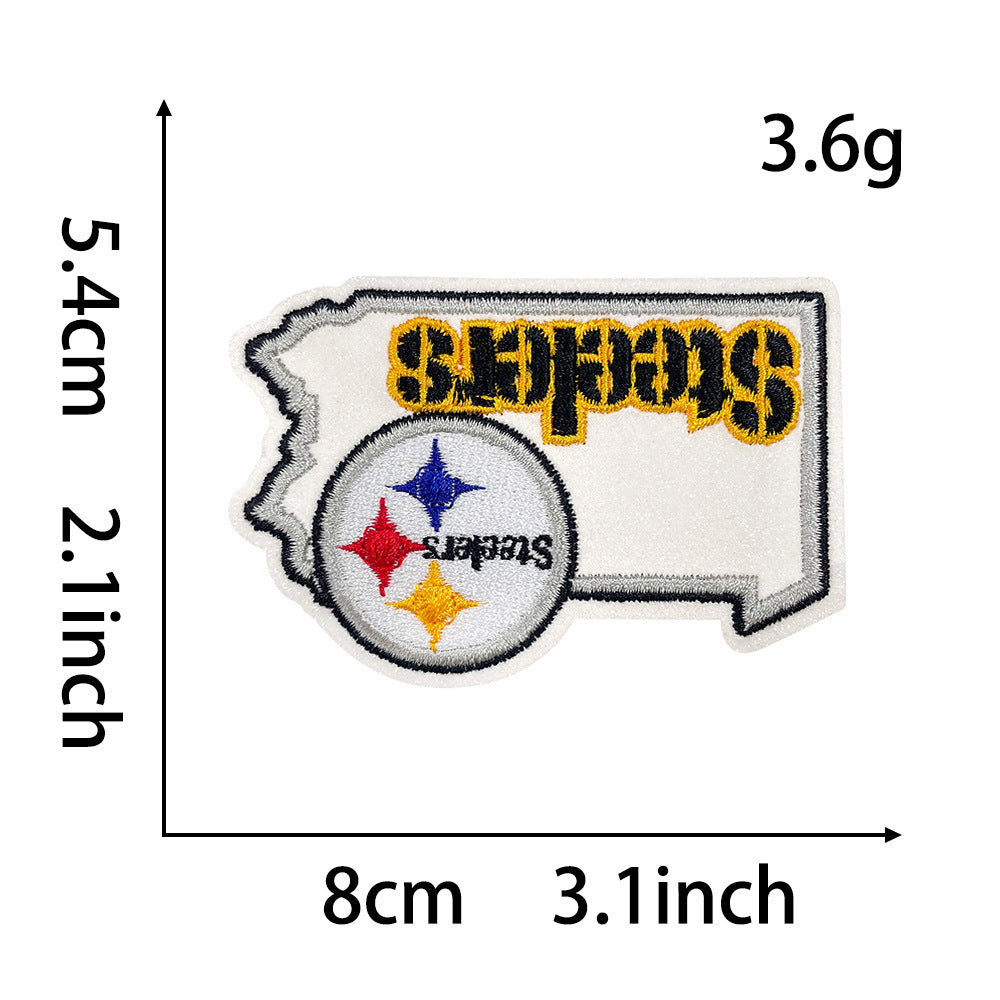 SUPERVALUECHOICE HCSEYB00022 Football Team Embroidered Fabric Patch