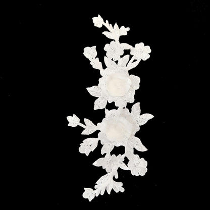 SUPERVALUECHOICE HCSEYB00067 Floral Embroidered Fabric Patches 5.51'' X 11.81''