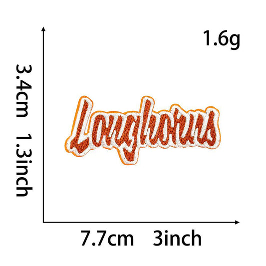 SUPERVALUECHOICE HCSEYB00026 Texas Longhorns Orange Embroidered Fabric Patch