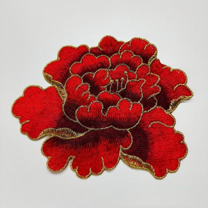 SUPERVALUECHOICE HCSEYB00074 Floral Embroidered Fabric Patches 4.72'' X 5.7''