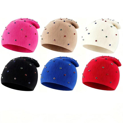 SUPERVALUECHOICE HCSEKB00002 Versatile DIY Blank Hat Collection  | Customizable Knit Beanie