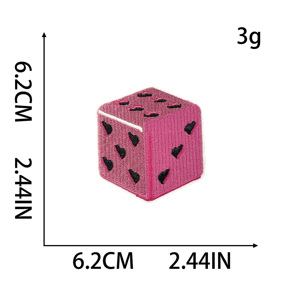 SUPERVALUECHOICE HCSEYB00015 Sweet and Edgy Pink Embroidered Fabric Patch