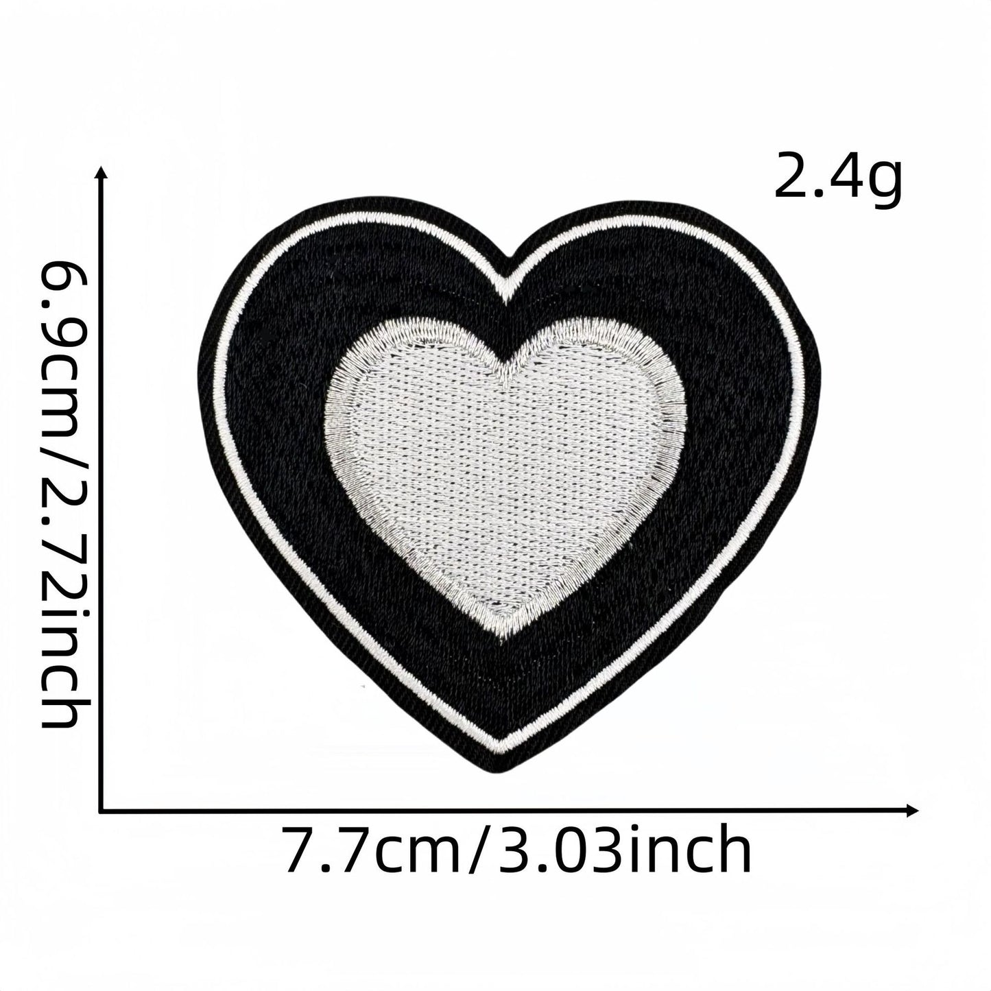 SUPERVALUECHOICE HCSEYB00033 Vintage English Graffiti Embroidered Fabric Patch