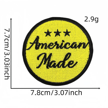 SUPERVALUECHOICE HCSEYB00033 Vintage English Graffiti Embroidered Fabric Patch