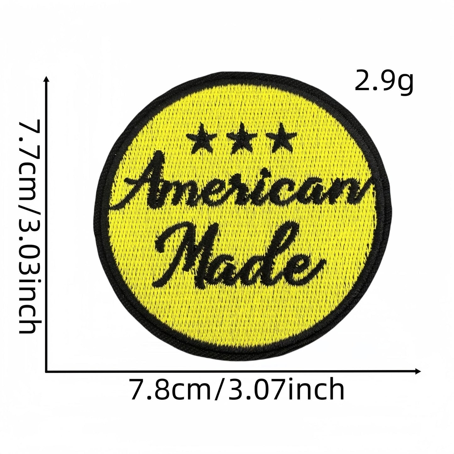 SUPERVALUECHOICE HCSEYB00033 Vintage English Graffiti Embroidered Fabric Patch