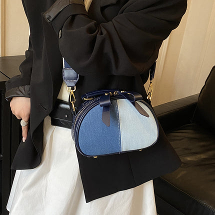 SuperValueChoice HCSEFA00053 New Fashion Minimalist Versatile Patchwork Design Casual Retro Handbag