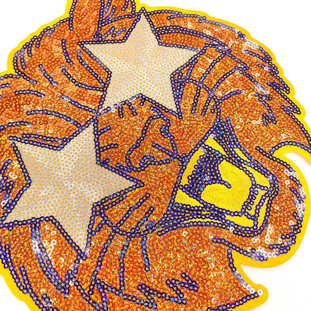 SUPERVALUECHOICE HCSEYC00002 Tiger Head Embroidered Fabric Patch