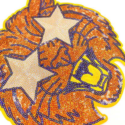 SUPERVALUECHOICE HCSEYC00002 Tiger Head Embroidered Fabric Patch