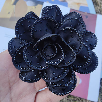 SUPERVALUECHOICE HCSEYD00033 Vintage 3D Flower Fabric Applique DIY Craft Accessory 2.76"×2.76"