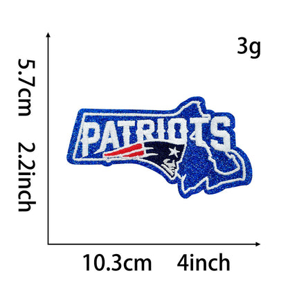 SUPERVALUECHOICE HCSEYB00027 NFL Team Emblem Embroidered Fabric Patches