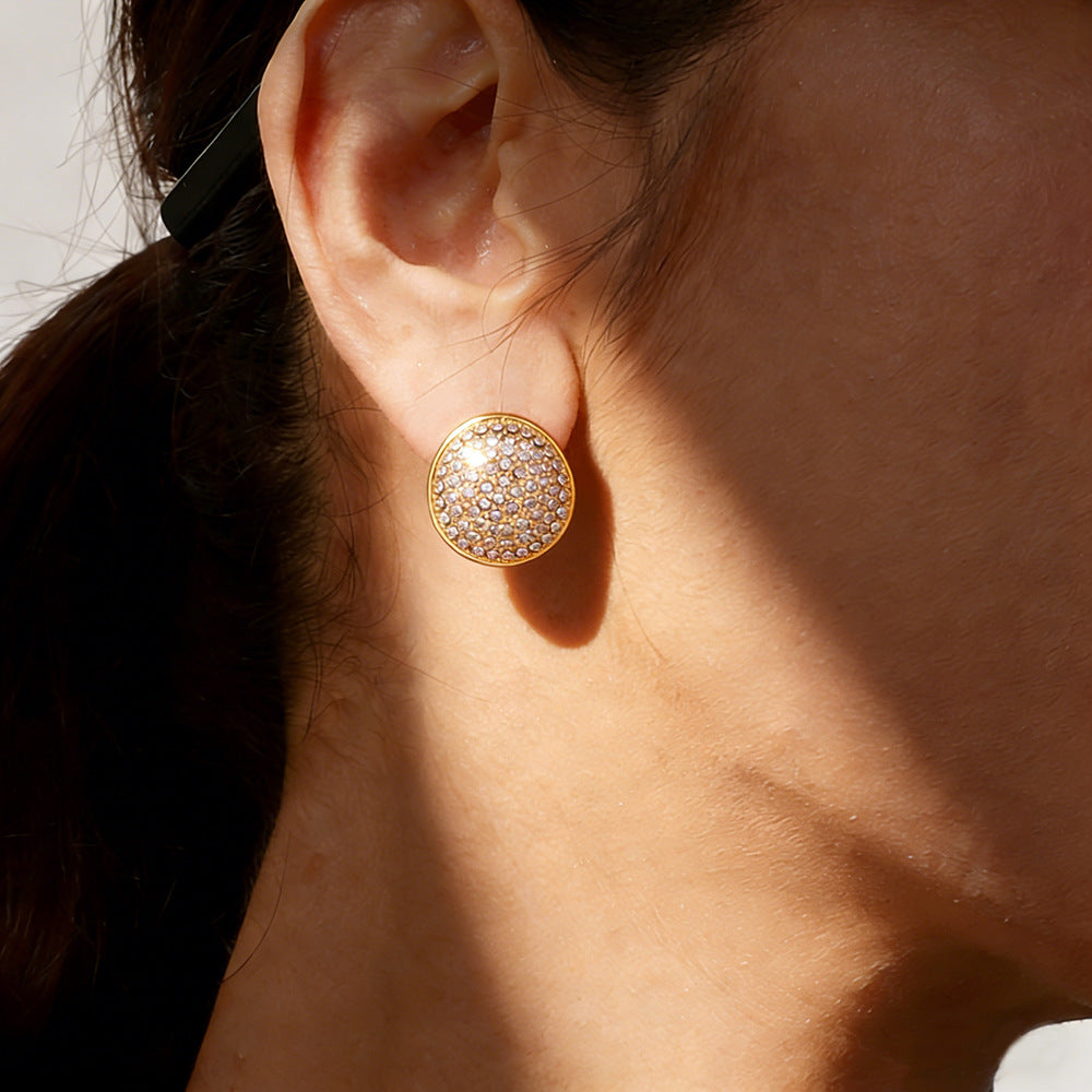 SUPERVALUECHOICE HCSETA00020 Heart-Shaped Diamond Earrings
