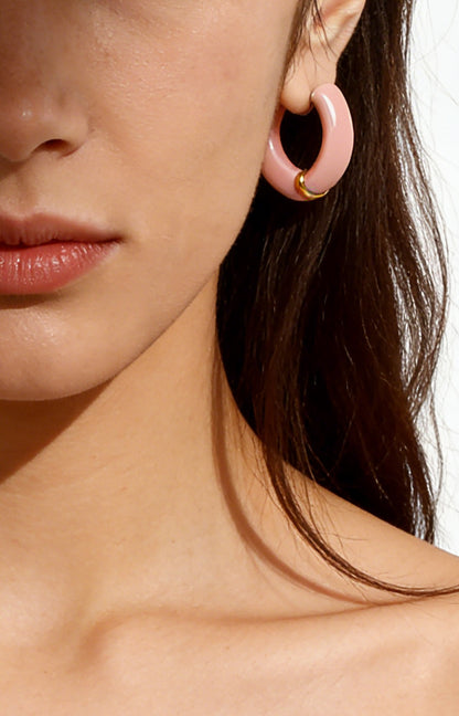 SUPERVALUECHOICE HCSETA00032 Full-circle resin earrings