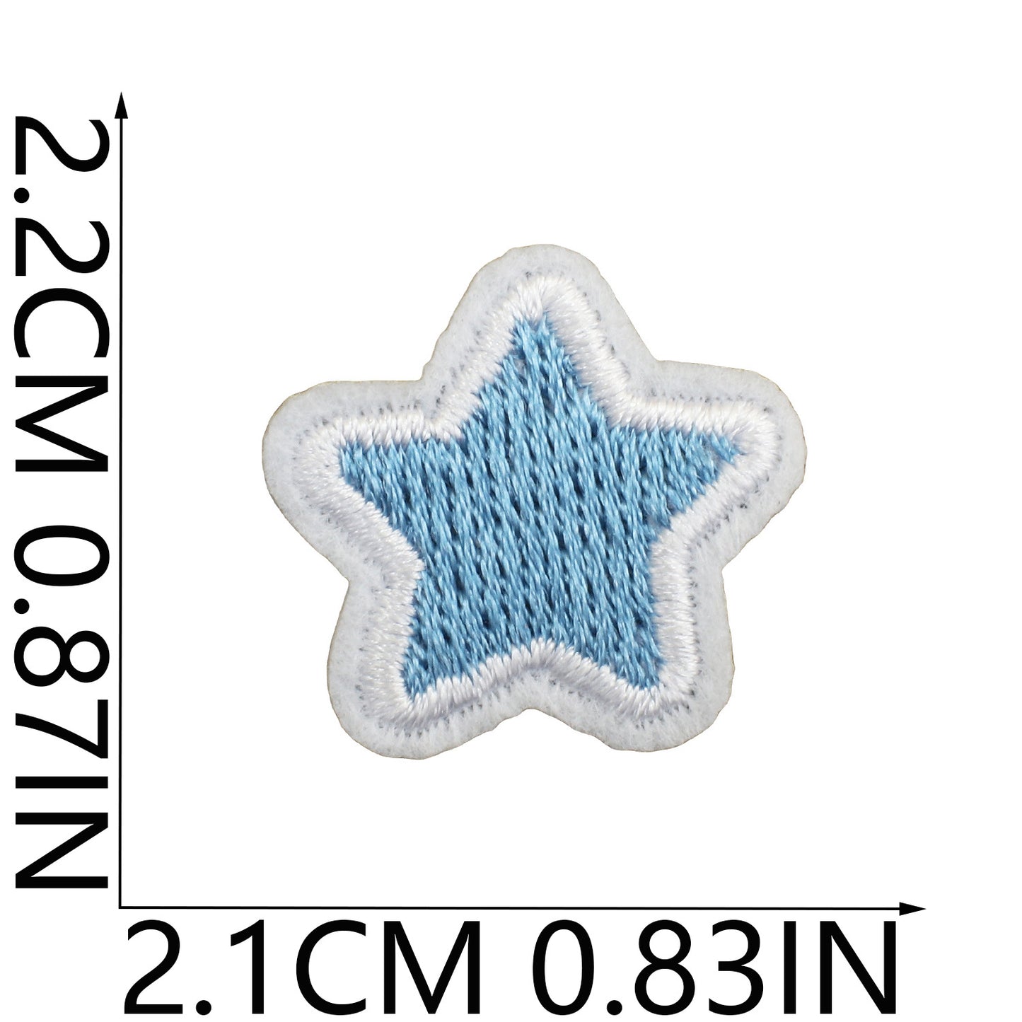 SUPERVALUECHOICE HCSEYSB000020 22Pcs Positive Motivational Slogan Embroidered Iron On Patches Clothing DIY Appliques