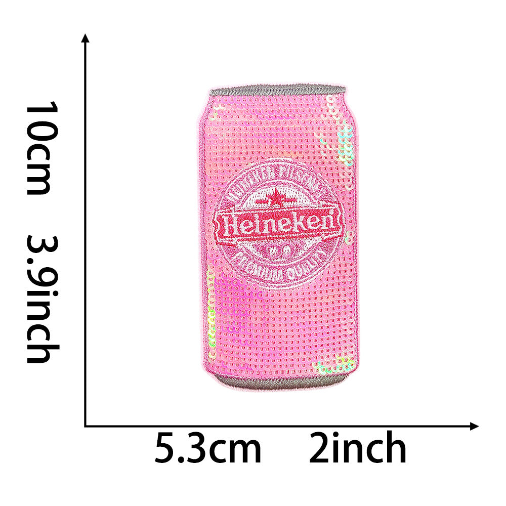 SUPER VALUE CHOICE  HCSEYC00001 Coca-Cola sequin fabric patches