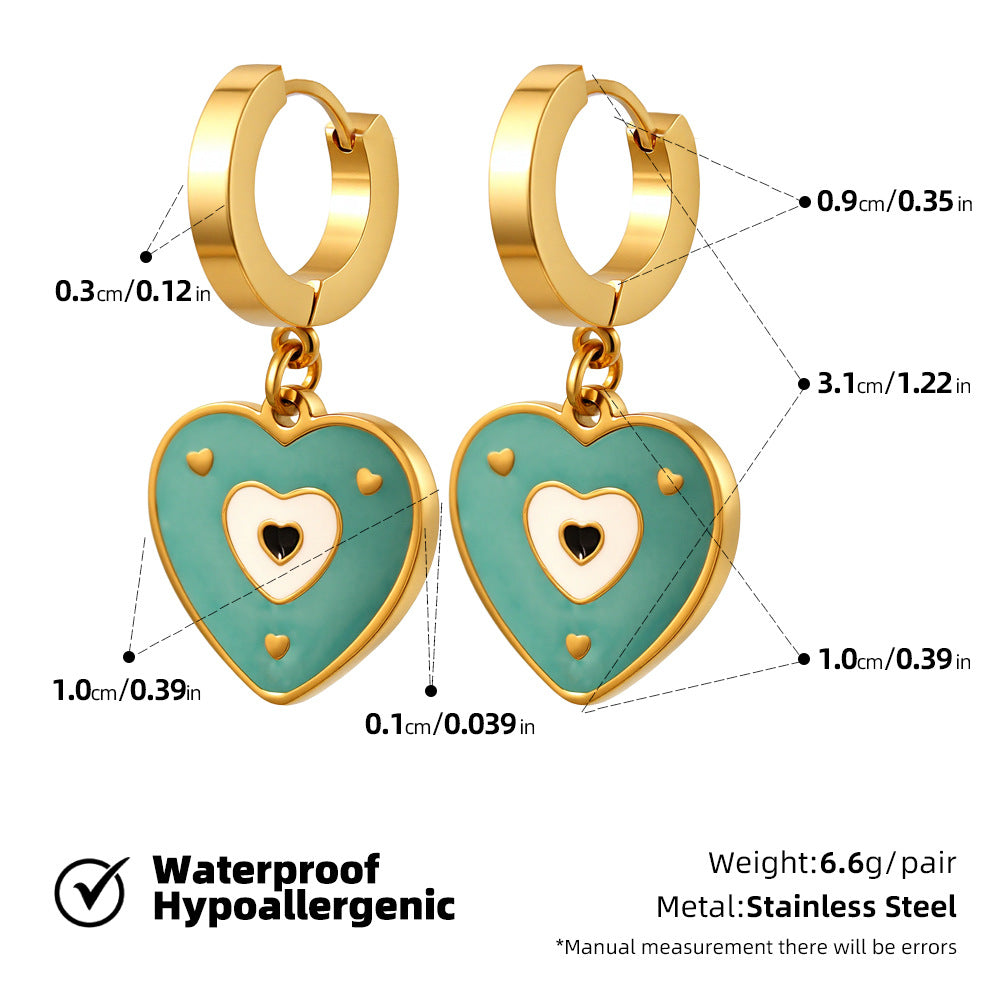 SUPERVALUECHOICE HCSETA00028 Heart-Shaped Earrings