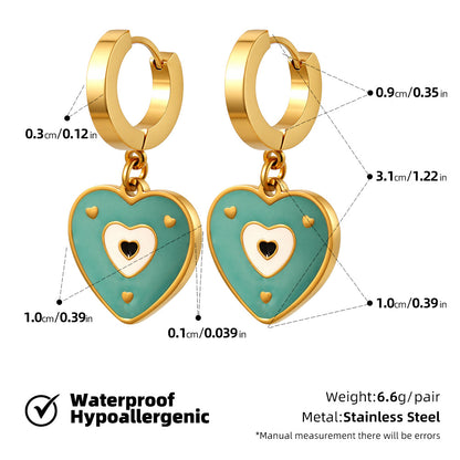 SUPERVALUECHOICE HCSETA00028 Heart-Shaped Earrings