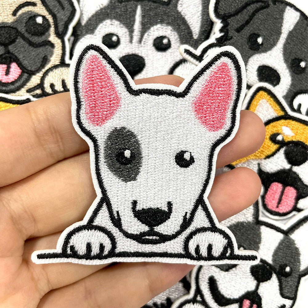 SUPER VALUE CHOICE  HCSEYB00001 Dog-themed embroidered fabric patches