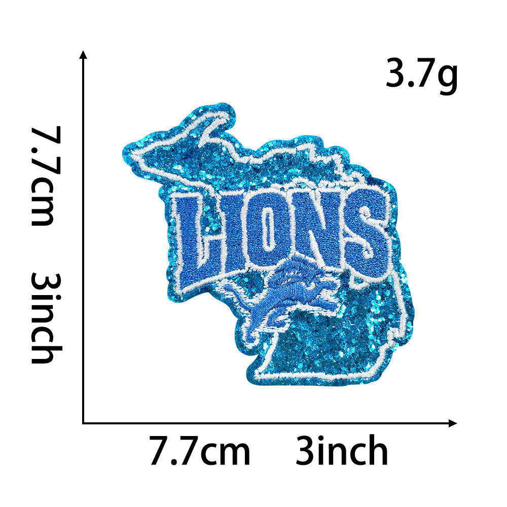 SUPERVALUECHOICE HCSEYB00023 Football Team Embroidered Fabric Patch