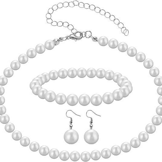SUPERVALUECHOICE HCSEN00004 3 Pcs Pearl Jewelry Set
