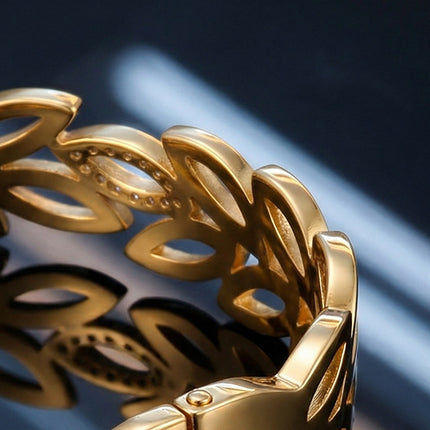 SUPÊR VÃLUE CHOICE HCSEX00014 Gold Leaf Bracelet