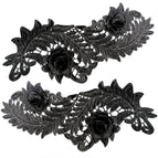 Black / 1 pair (2-piece set)