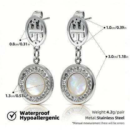 SUPERVALUECHOICE HCSETA00022 Round diamond drop earrings