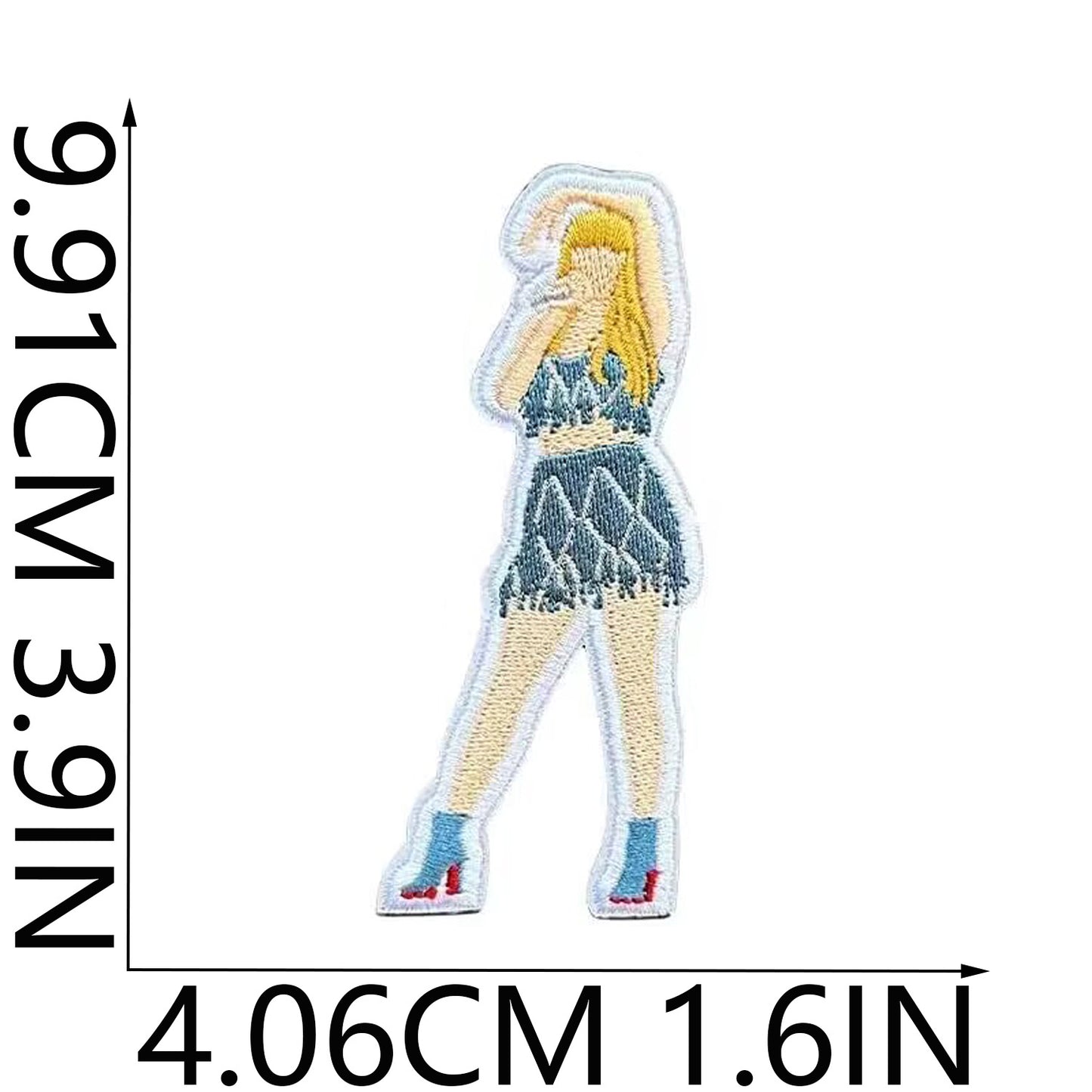 SUPERVALUECHOICE  HCSEYB00007 Taylor Swift Embroidered Fabric Patch