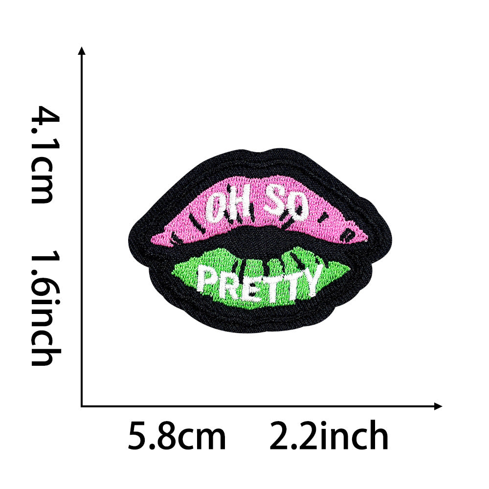 SUPERVALUECHOICE  HCSEYB00002 Letter Bow Embroidered Patch