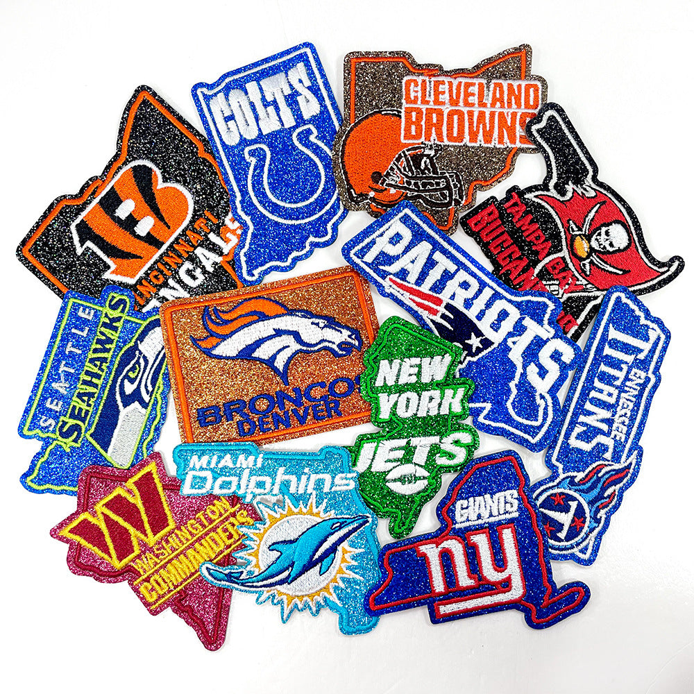 SUPERVALUECHOICE HCSEYB00027 NFL Team Emblem Embroidered Fabric Patches