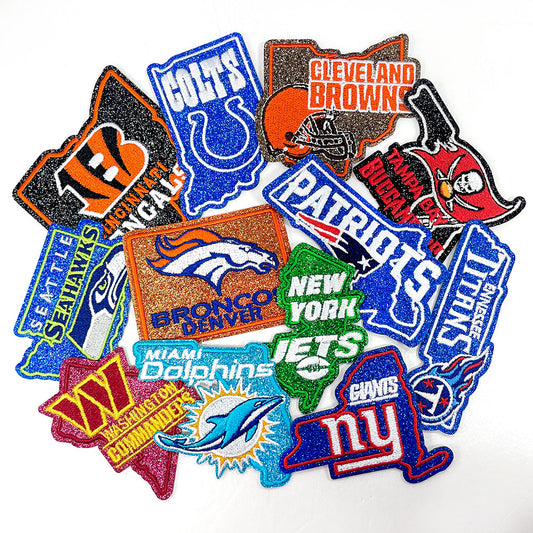 SUPERVALUECHOICE HCSEYB00027 NFL Team Emblem Embroidered Fabric Patches