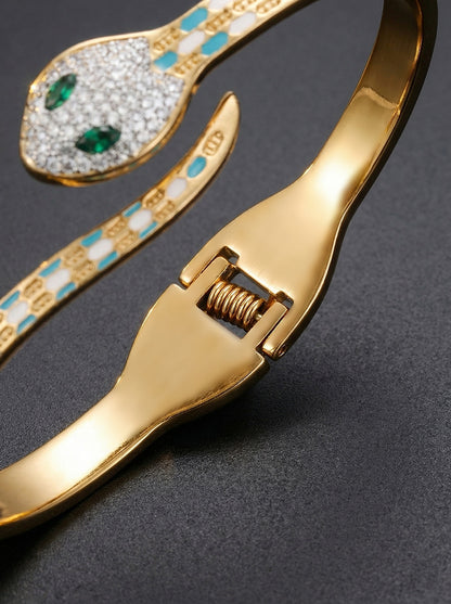 SUPÊR VÃLUE CHOICE HCSEX00024 Blue-scaled snake bracelet