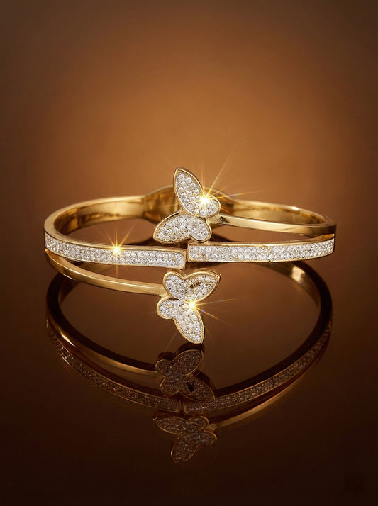 SUPÊR VÃLUE CHOICE HCSEX00019 Zircon Butterfly Bracelet