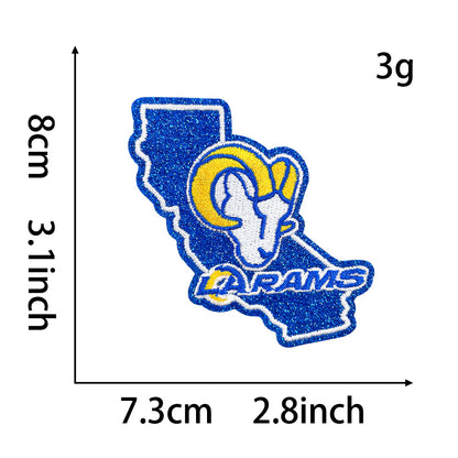 SUPERVALUECHOICE HCSEYB00022 Football Team Embroidered Fabric Patch