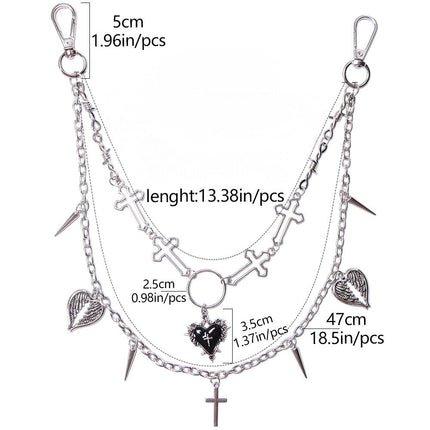 SUPERVALUECHOICE  CHRISTMAS HCSESD00002 DIY Women's Ins Style Pendant Chain