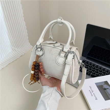 SuperValueChoice HCSEFA00033 Faux Suede Mini Pillow Bag Women Vintage Crossbody Handbag