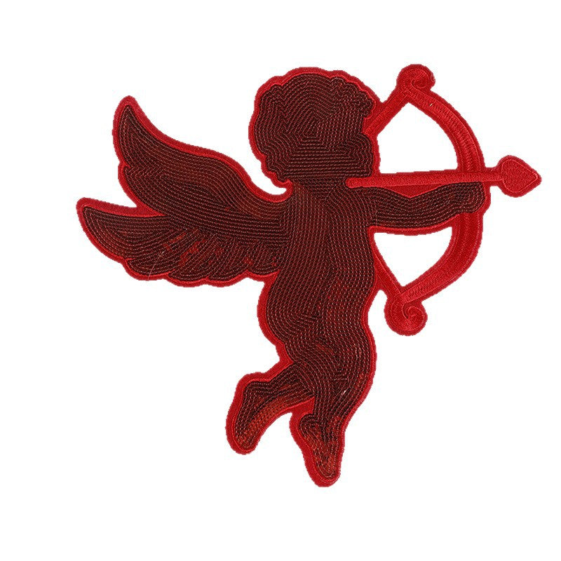 SUPERVALUECHOICE HCSEYC00009 Sequin English Letter Fabric Patch