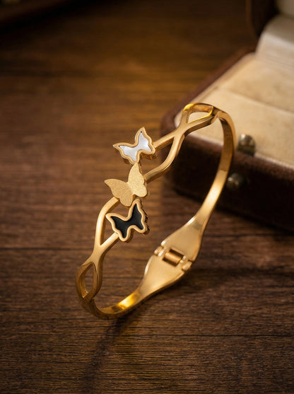 SUPERVALUECHOICE HCSEX00050 Three Butterflies Bracelet