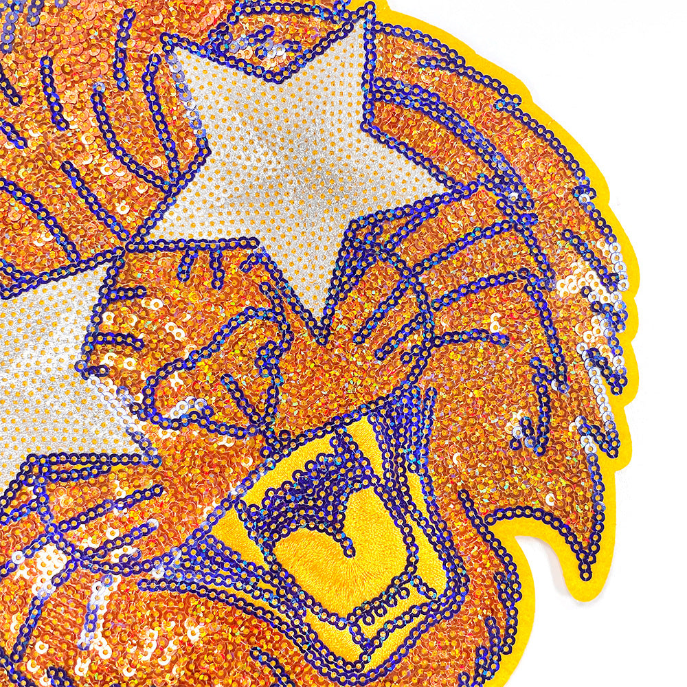 SUPERVALUECHOICE HCSEYC00002 Tiger Head Embroidered Fabric Patch