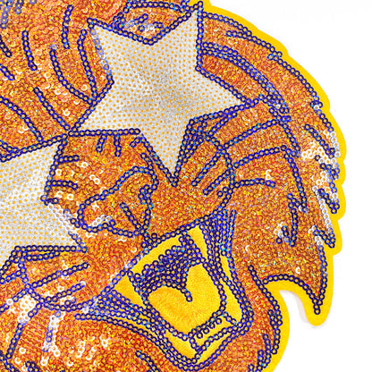 SUPERVALUECHOICE HCSEYC00002 Tiger Head Embroidered Fabric Patch