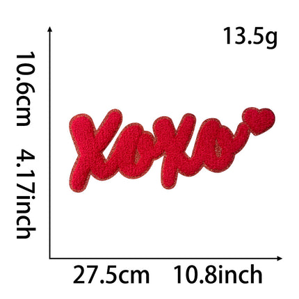 SUPER VALUE CHOICE  HCSEYA00016 Pink Letter Patches