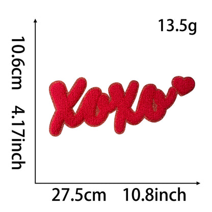 SUPER VALUE CHOICE  HCSEYA00016 Pink Letter Patches
