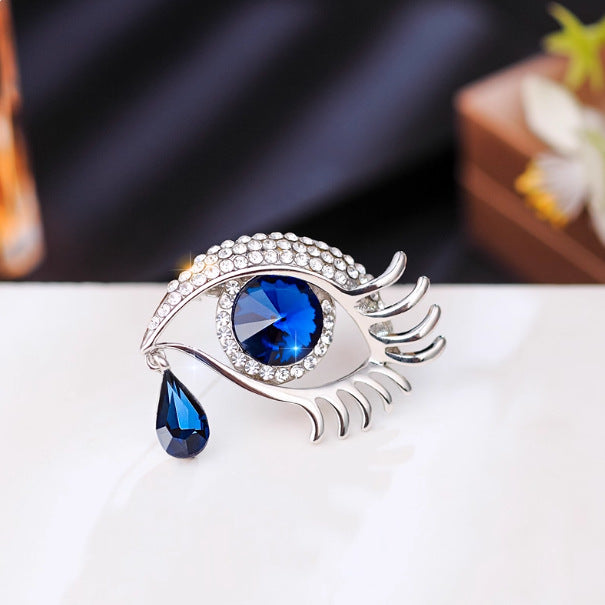 SUPERVALUECHOICE HCSESA00008 Devil's Eye Crystal Brooch