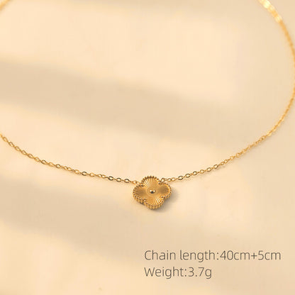 SUPERVALUECHOICE HCSEVA00002 Five-leaf clover necklace
