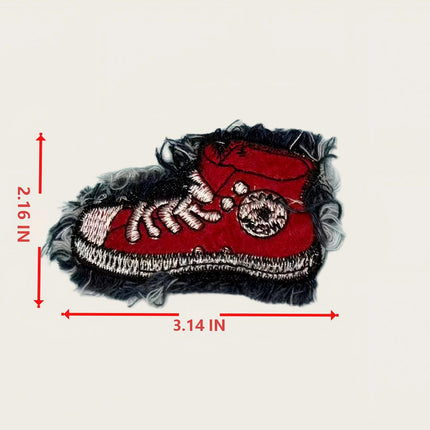 SUPERVALUECHOICE HCSEYE00011 Denim Shoes embroidery clothing fabric patches